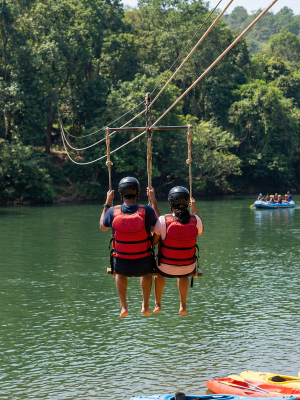 <h3>Dandeli Zipline</h3><p>Glide across scenic views for an adrenaline boost.</p>